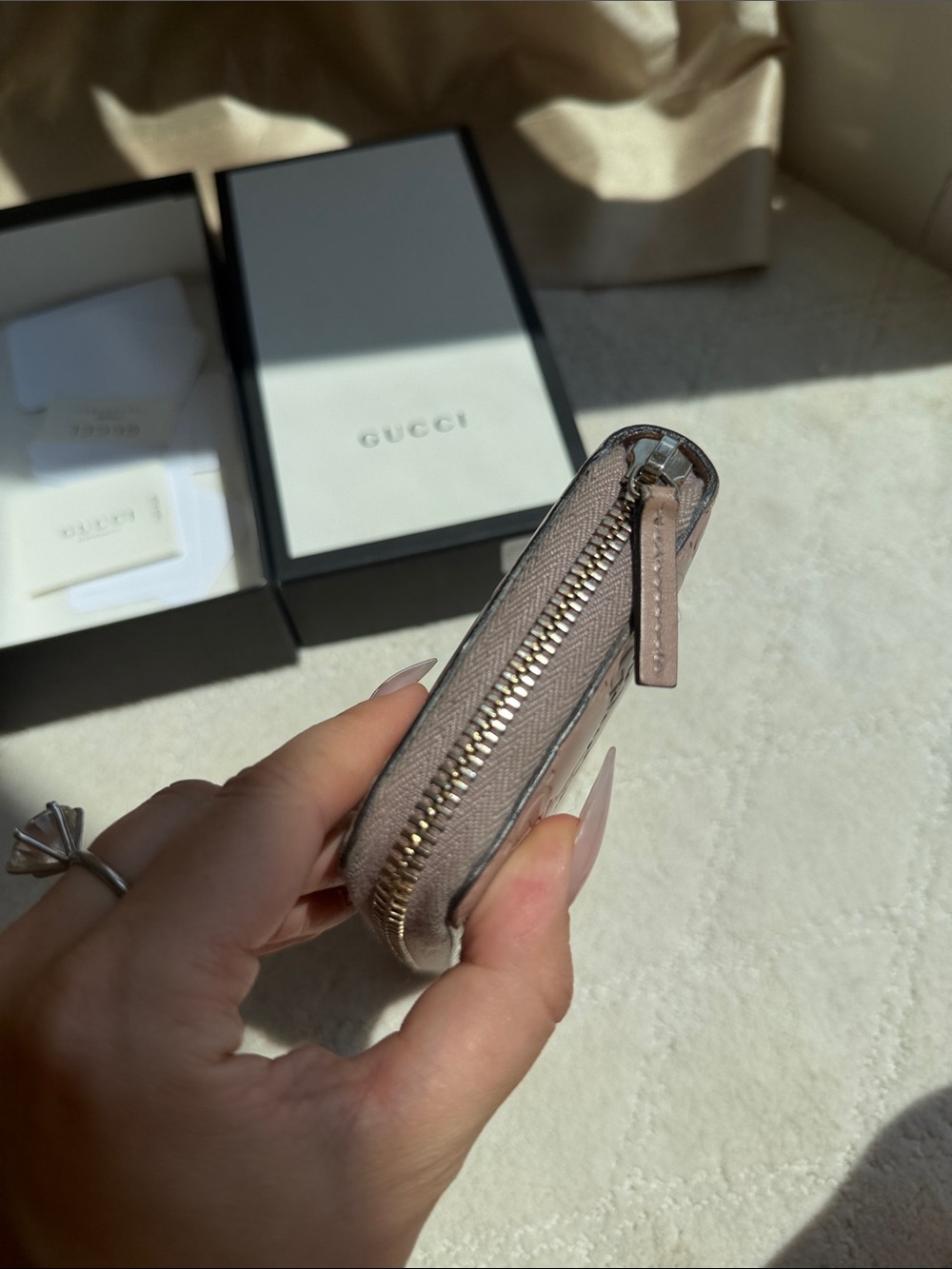 Gucci Pink Bow Wallet - Picture 4 of 5